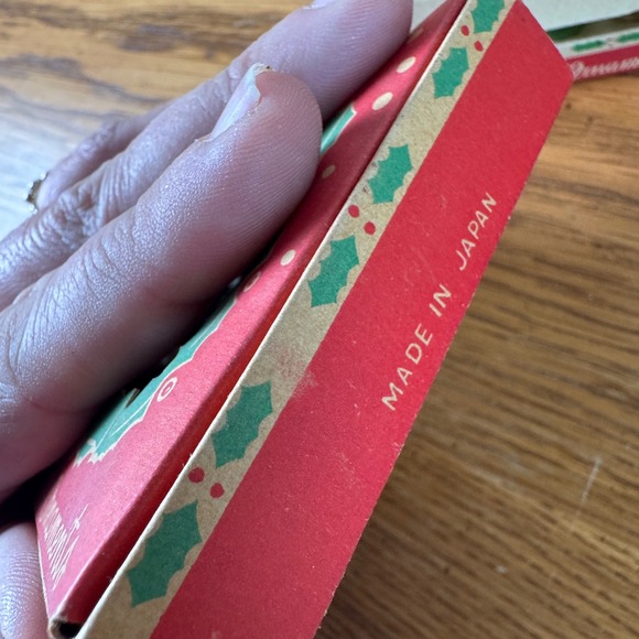 Vintage Christmas Tree Ornaments Small Mini Ball GLASS 15mm Fine Quality Japan - Picture 7 of 9